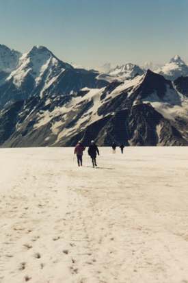 Descending Mt Elbrus